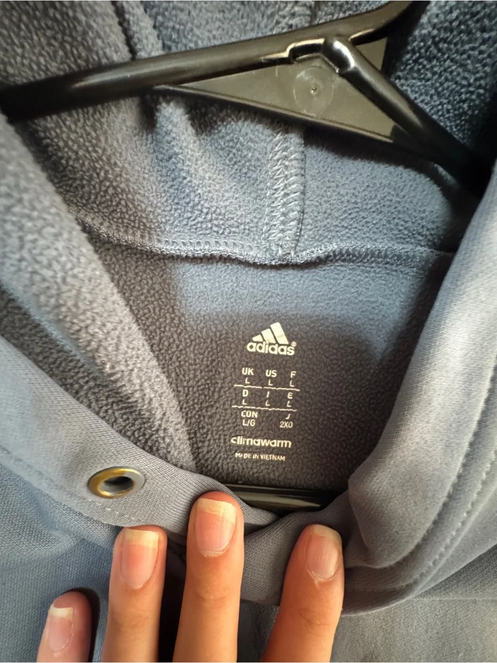 adidas Nebraska Basketball Hoodie in Dark Gray with Red Accents